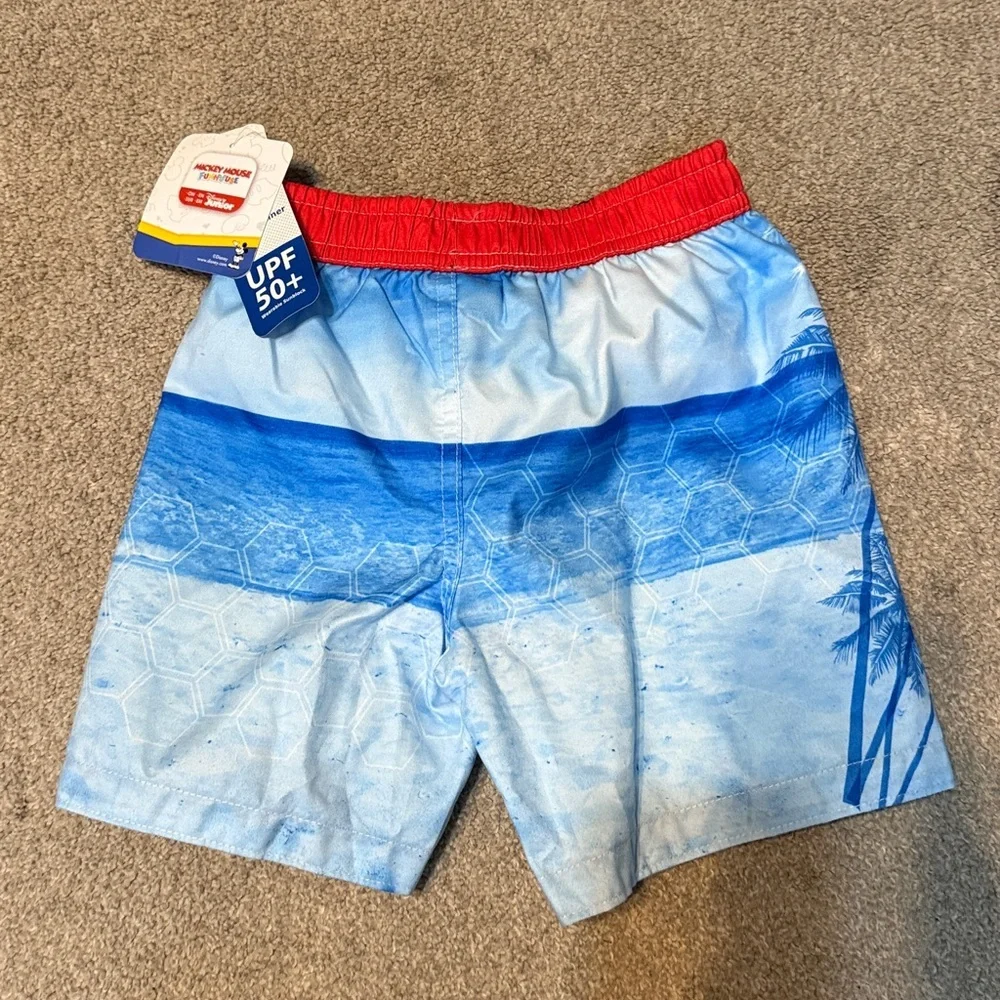 Disney Mickey Mouse Blue Swim Trunks Size 24 M